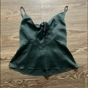 Emerald green blouse